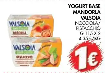 Yogurt base mandorla Valsoia