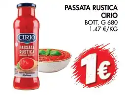 èccoMI Passata rustica Cirio offerta