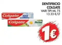 èccoMI Dentifricio Colgate offerta