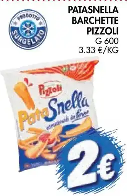 èccoMI PataSnella Barchette Pizzoli offerta