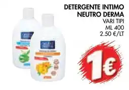 èccoMI Detergente intimo neutro derma offerta