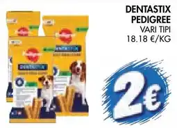 èccoMI Dentastix Pedigree vari tipi offerta