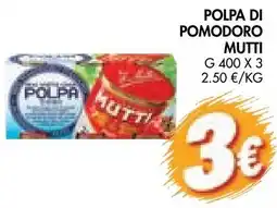 èccoMI Polpa di pomodoro Mutti offerta