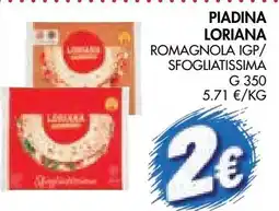 èccoMI Piadina Lorian offerta