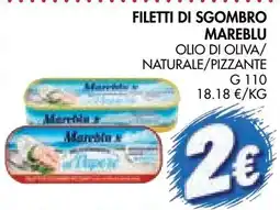 èccoMI Filetti di sgombro Mareblu offerta