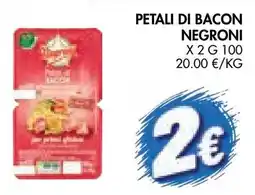èccoMI Petali di bacon Negroni offerta