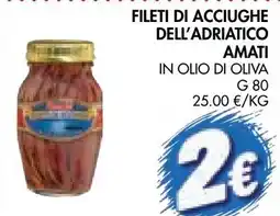 èccoMI Fileti di acciughe dell'adriatico amati offerta
