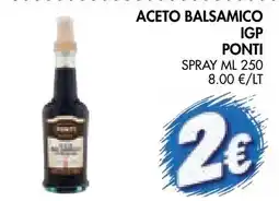èccoMI Aceto balsamico IGP Ponti offerta