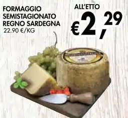 èccoMI Formaggio semistagionato Regno Sardegna offerta