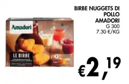 èccoMI Birbe nuggets di pollo Amadori offerta