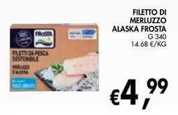 èccoMI Filetto di merluzzo Alaska Frost offerta