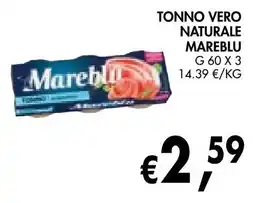 èccoMI Tonno vero naturale Mareblu offerta