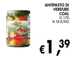 èccoMI Antipasto di verdure Coal offerta