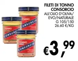 èccoMI Filetti di tonno consorcio offerta