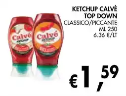 èccoMI Ketchup Calvè Top Down offerta