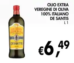 èccoMI Olio extra vergine di oliva de santis offerta