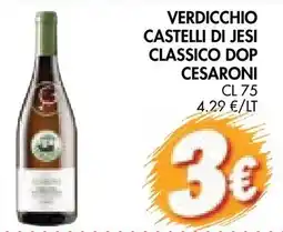 èccoMI Verdicchio Castelli di Jesi Classico Dop Cesaroni offerta