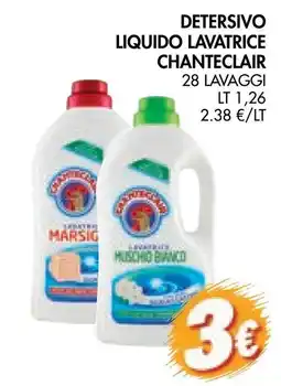 èccoMI Detersivo liquido lavatrice Chanteclair offerta