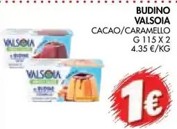 èccoMI Budino Valsoia Cacao/Caramello offerta