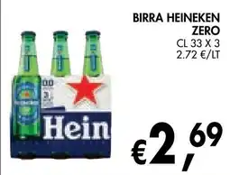 èccoMI Birra Heineken Zero offerta