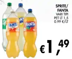 èccoMI Sprite/Fanta vari tipi offerta