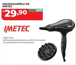 Coop Master Alleanza 3.0 Asciugacapelli K9 Imetec offerta