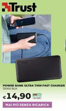 Coop Master Alleanza 3.0 Trust Power Bank Ultra Thin Fast Charger offerta