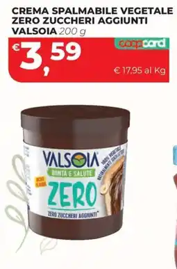 Coop Master Alleanza 3.0 Crema spalmabile vegetale Valsoia offerta
