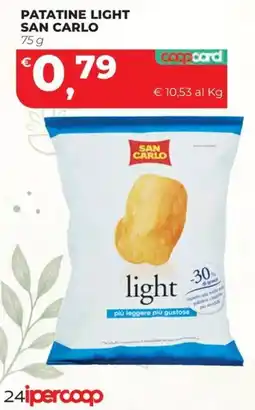 Coop Master Alleanza 3.0 Patatine light San Carlo offerta