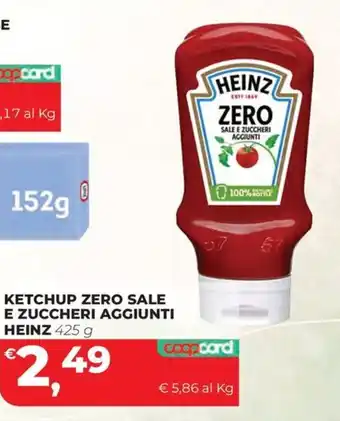 Ketchup zero sale e zuccheri aggiunti Heinz