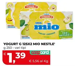 Coop Master Alleanza 3.0 Yogurt mio Nestlé offerta