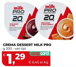 Coop Master Alleanza 3.0 Crema dessert Milk Pro offerta