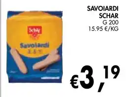 èccoMI Savoiardi Schar offerta