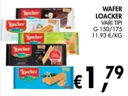 èccoMI Wafer loacker offerta