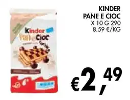 èccoMI Kinder Pane e Cioc offerta