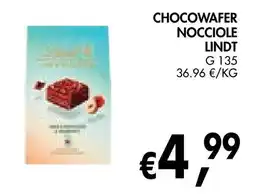 èccoMI Chocowafers nocciole Lindt offerta