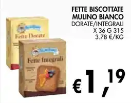 èccoMI Fette biscottate Mulino Bianco offerta
