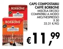 èccoMI Caffè Borbone offerta