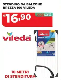 Coop Master Alleanza 3.0 Stendino da balcone Brezza 100 Vileda offerta