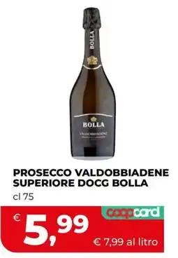 Coop Master Alleanza 3.0 Prosecco Valdobbiadene Superiore DOCG Bolla offerta