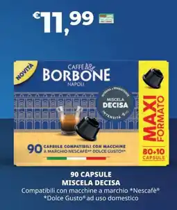 Coop Master Alleanza 3.0 Caffè Borbone Napoli Miscela Decisa offerta