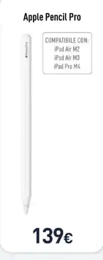 Unieuro Apple Pencil Pro offerta