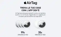 Unieuro AirTag offerta