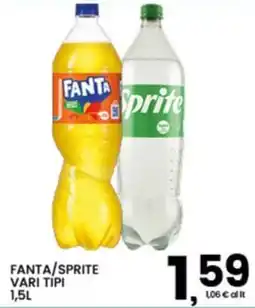 Interspar Fanta/Sprite vari tipi offerta