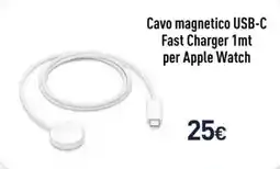 Unieuro Cavo magnetico USB-C per Apple Watch offerta