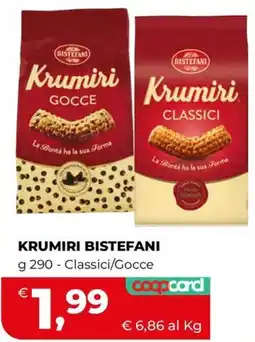 Coop Master Alleanza 3.0 Krumiri Bistefani offerta