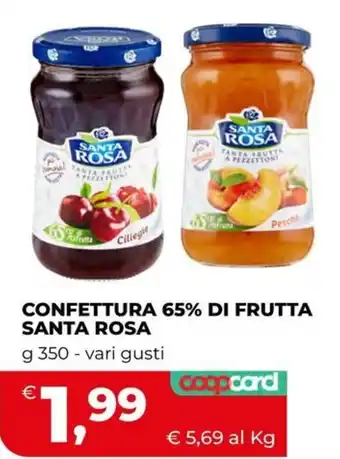 Coop Master Alleanza 3.0 Confettura Santa Rosa offerta