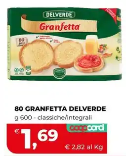 Coop Master Alleanza 3.0 Granfetta Delverde offerta