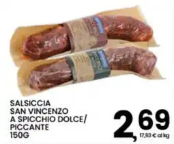 Interspar Salsiccia San Vincenzo offerta