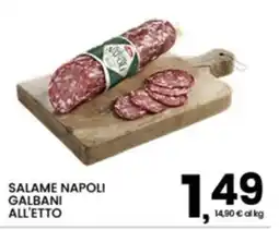 Interspar Salame Napoli Galbani all'etto offerta